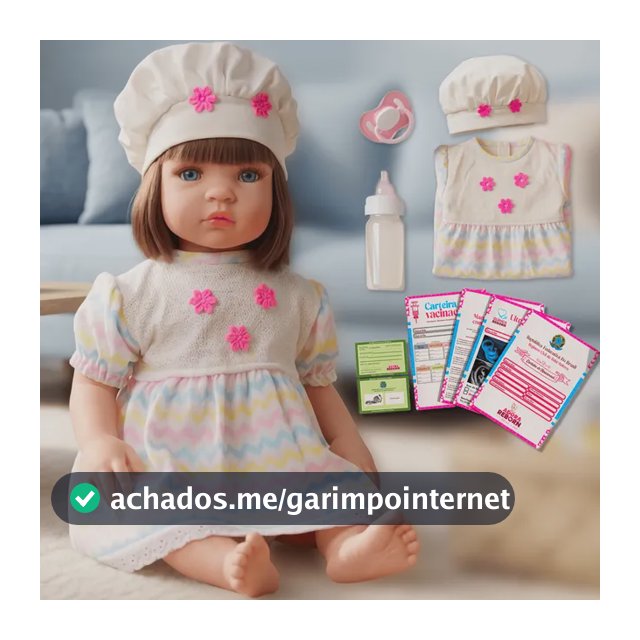 Boneca Adora Reborn 48cm Silicone Pode Dar Banho