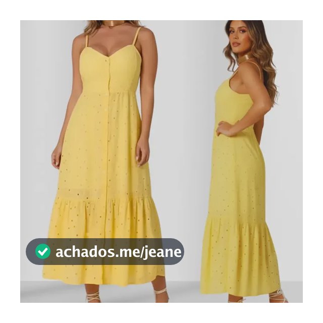 Vestido Midi Feminino Botoes Alça Fina Casual Elegante2093
