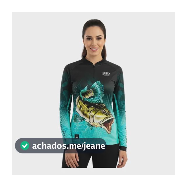 Camisa Camiseta Blusa De Pesca Tucunaré Feminino Proteção Uv