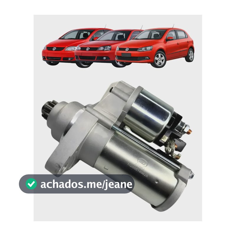 Motor Partida 11 Dentes Gol G5 G6 Fox Voyage Golf Saveiro Mq