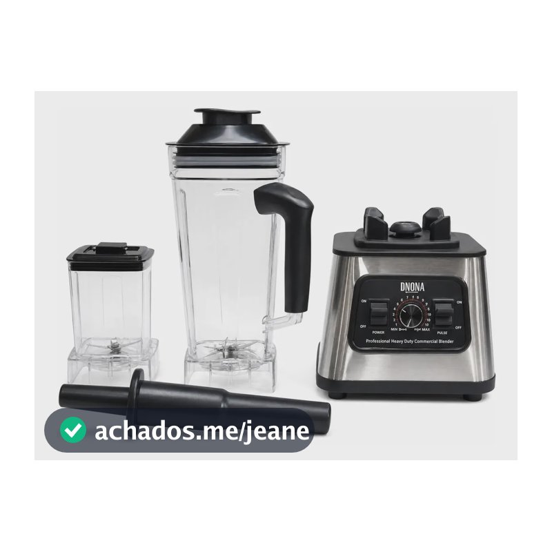 Liquidificador Industrial 3l 1800w Alta Potência Copo Bivolt Prateado 127/220v