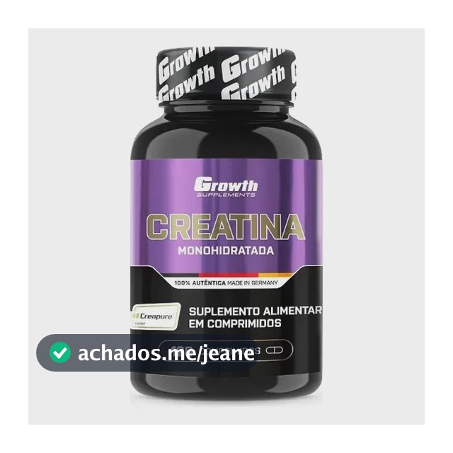 Creatina Growth Supplements em comprimidos Sem sabor de 120 un