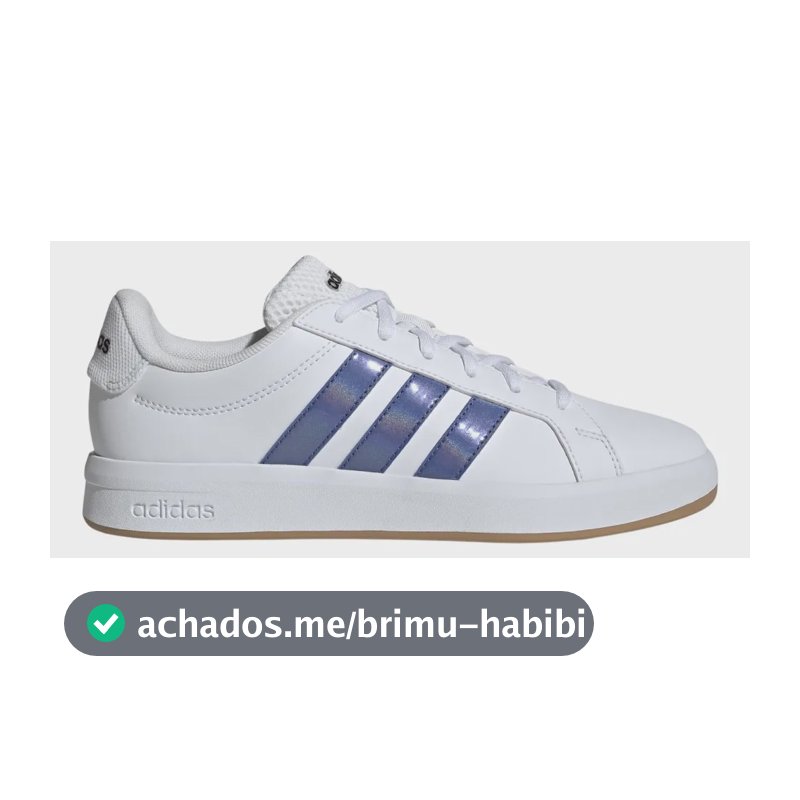 Tênis Feminino Grand Court Base 3.0 adidas Branco Liso 38 Br
