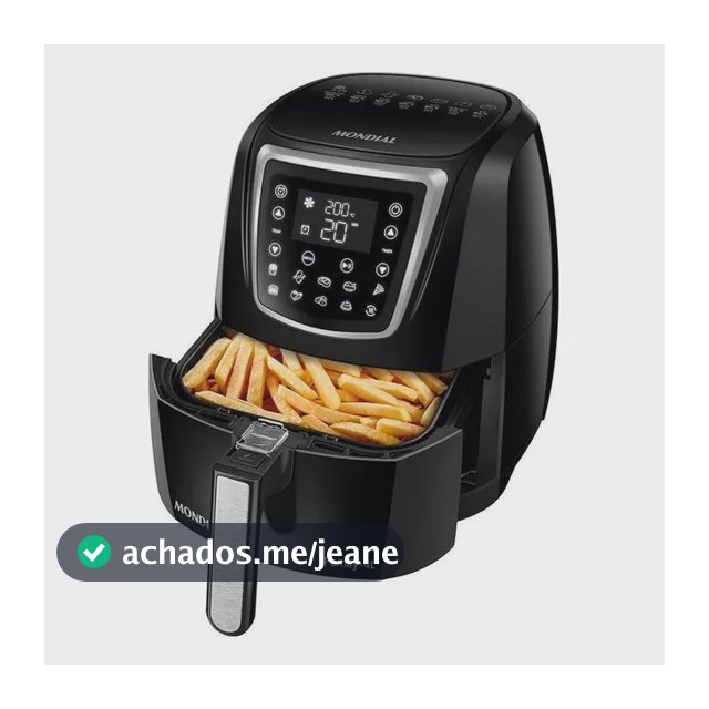 Air Fryer Mondial Family Afn-40-di Preto 4l Preto 110v
