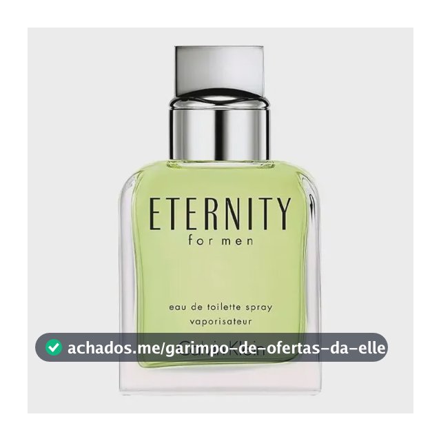 Calvin Klein Eternity for Men - Fragrância Clássica e Sofisticada - 100ml.