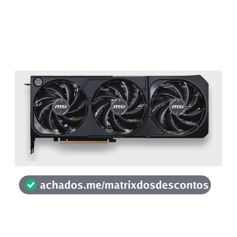 Placa De Video Nv Rtx5070ti Shadow MSI