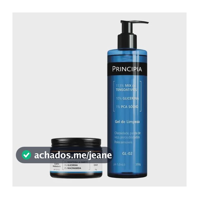 Principia Kit Limpeza E Hidratação Para O Dia A Dia