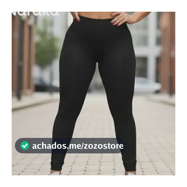 Calça Legging Feminina Cintura Alta Leg Grossa Fitness