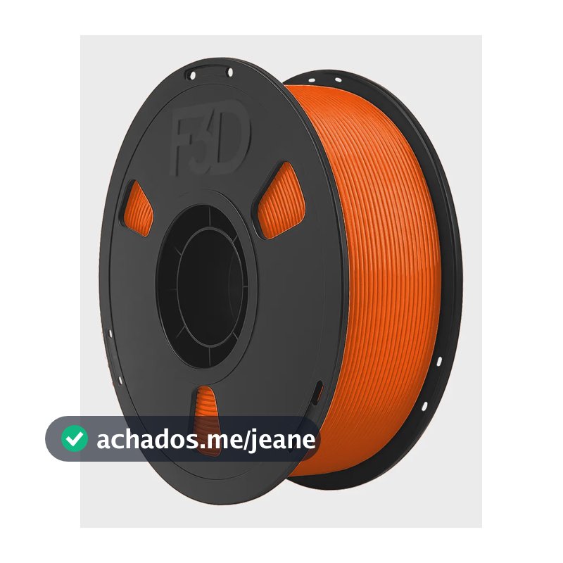 Filamento Pla Premium 1kg Laranja High Speed Impressora 3d