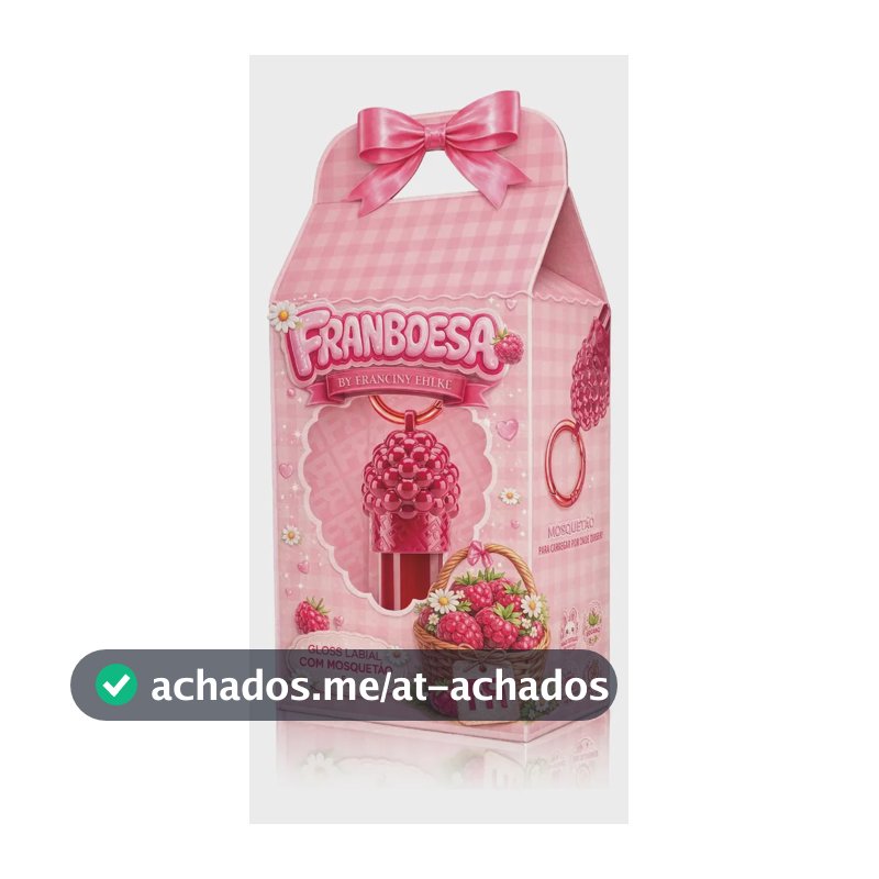 Gloss Franboesa By Franciny Ehlke Vermelho