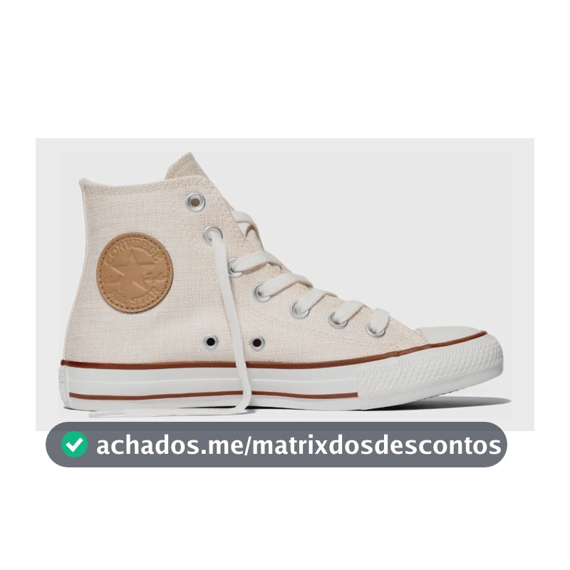Tênis Chuck Taylor All Star Converse Cano Longo Nude Bege/gengibre/amendoa Liso 37 Br
