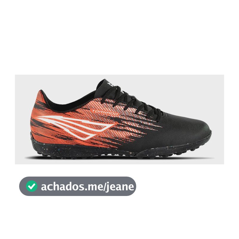 Chuteira Society Infantil Rx Locker Y3 Penalty Preto-vermelho-branco 26 Br