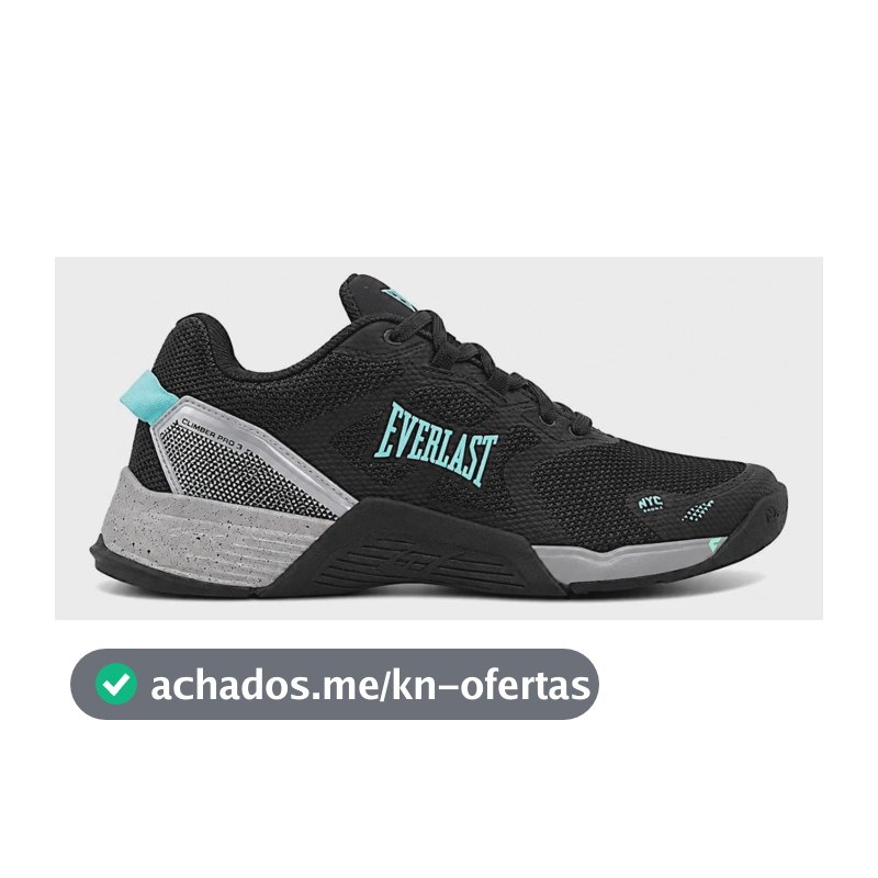 Tenis Crossfit Feminino Everlast Climber Pro 3 Preto E Verde Preto E Verde Liso 36 Br