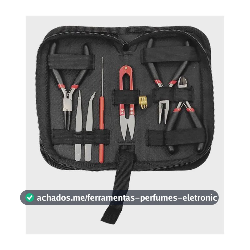 Kit 8 Peças Alicate Para Bijuteria Artesanato Profissional Joias DIY Pinças Tesoura Ferramentas com Punho Antideslizante