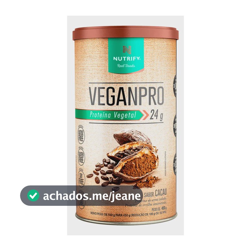 Proteína Veganpro Cacau 450g Nutrify Cacau