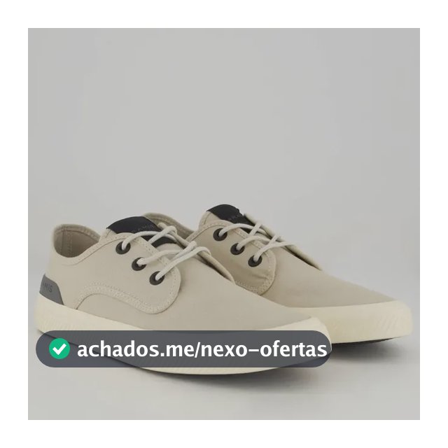 Tênis Aramis Daily Dock Canvas Bege Masculino Adulto