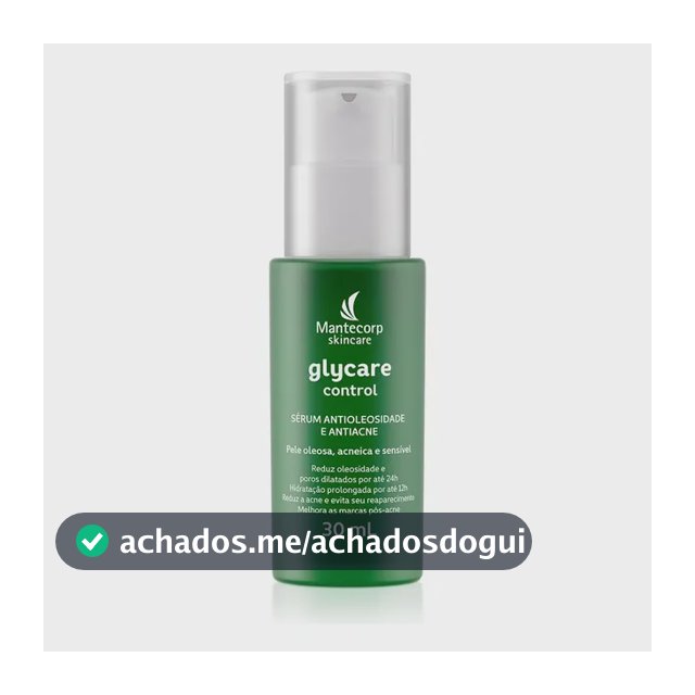 Sérum Facial Antioleosidade e Antiacne Mantecorp Skincare 30ml Glycare Control