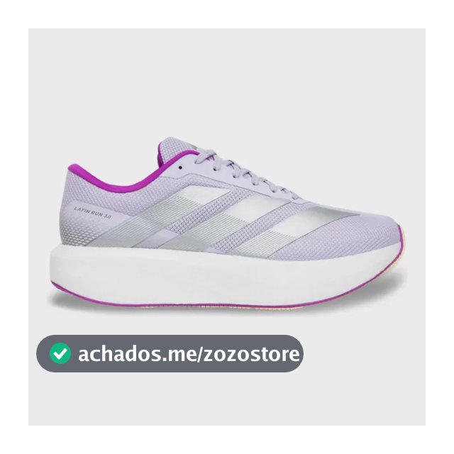 Tênis adidas Latin Run 3.0 Corrida Caminhada Treino Lilás 38 Br