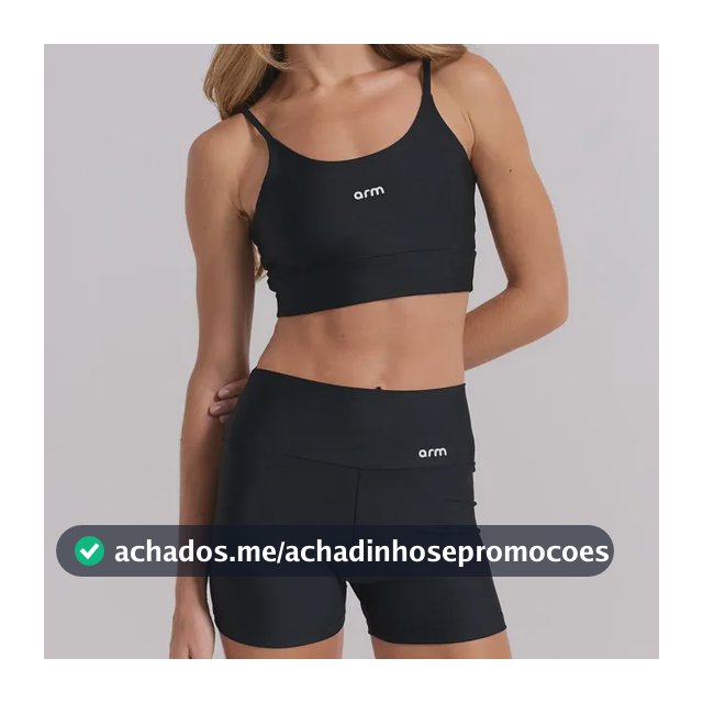 Conjunto Feminino Fitness Compact Top E Short - Arm