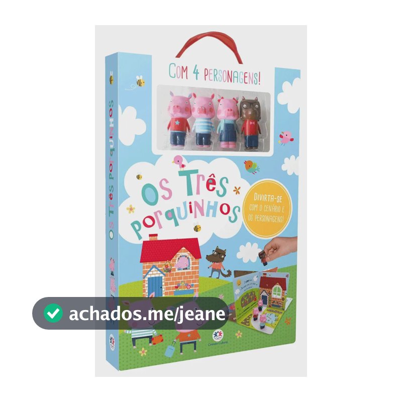 Os Três Porquinhos - Make Believe Ideas - Ciranda Cultural - Capa Mole