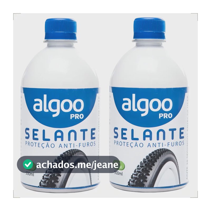 2x Liquido Selante Tubeless 500ml Anti Furo Pneu Bike Algoo