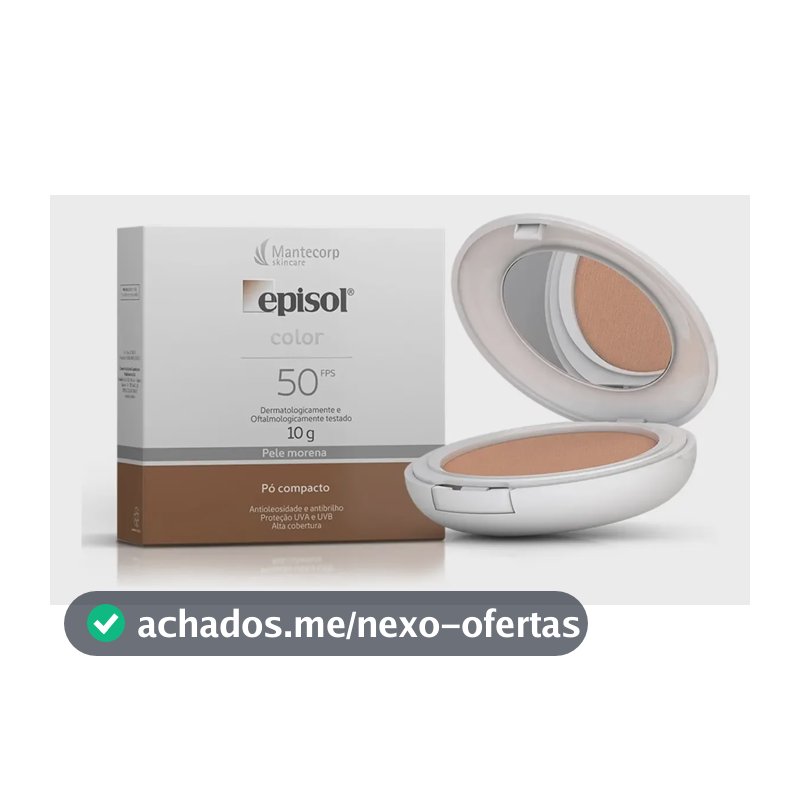 MANTECORP Protetor Solar Pó Compacto FPS 50 - Tom Médio