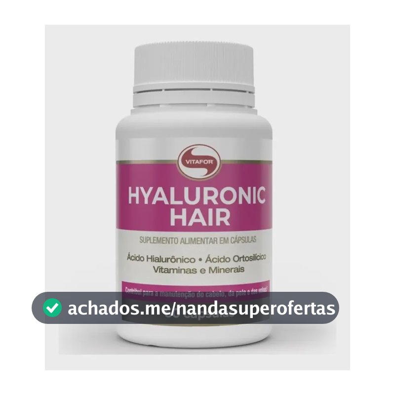 Hyaluronic Hair 60 Cápsulas Vitafor