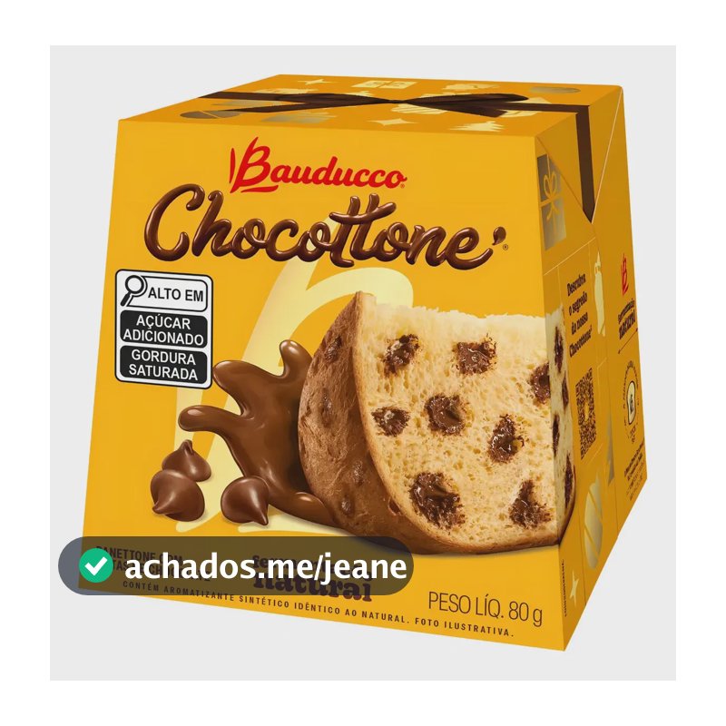 Mini Chocottone Bauducco 80g