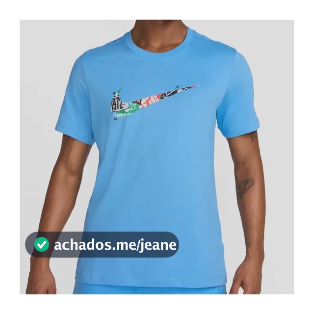 Camiseta Nike Dri-fit Run Division Masculina Azul-claro G