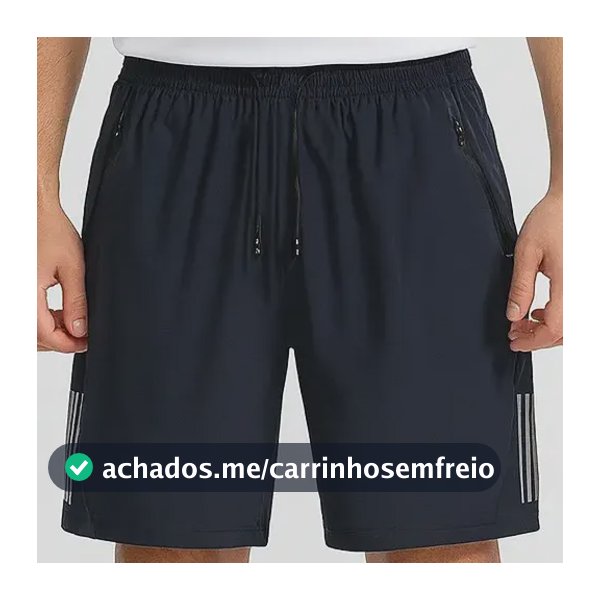 Kit 3 Bermudas Masculina Importada Seda Secagem Rápida