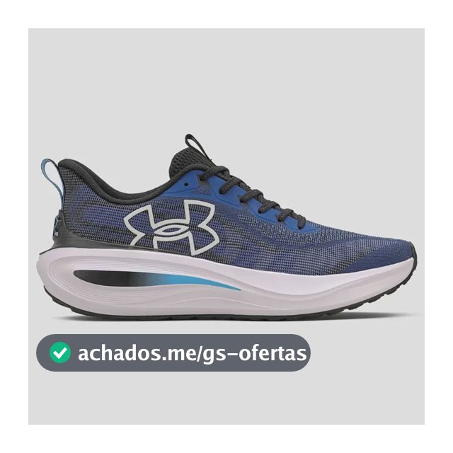 Tênis Masculino Charged Skyline 5 Under Armour Azul Liso 41 Br