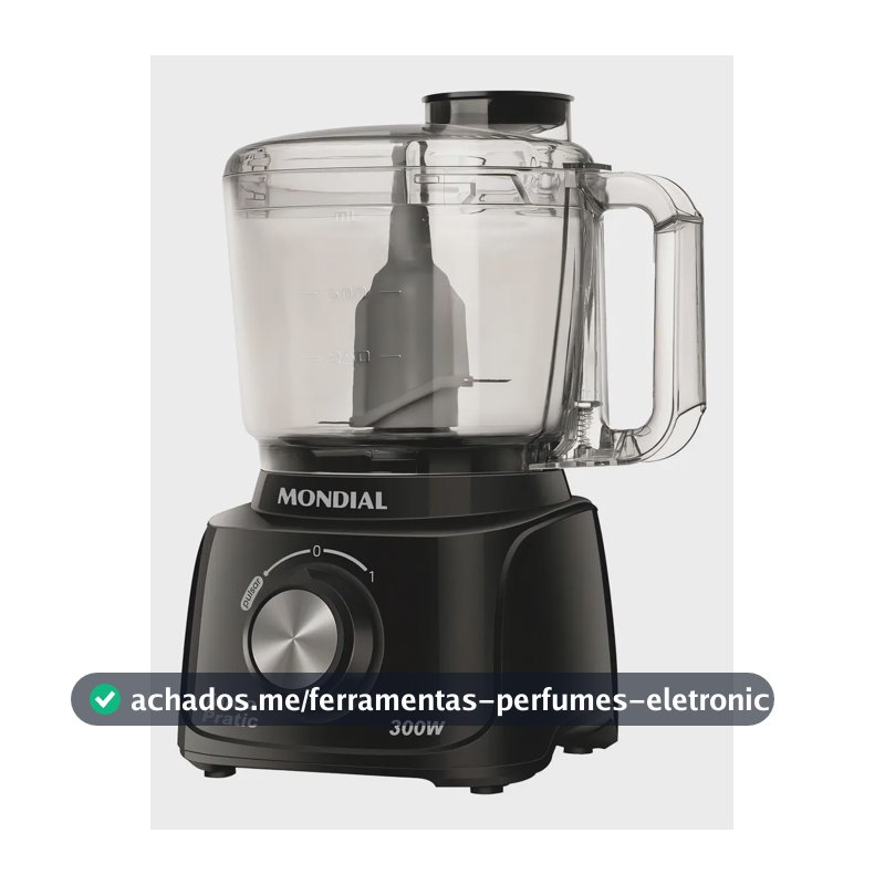 Mini processador turbo MP-16 300w cor preto Mondial