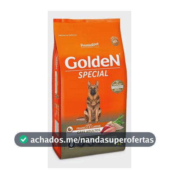 Golden Special Ad. Frango E Carne 15kg Pet