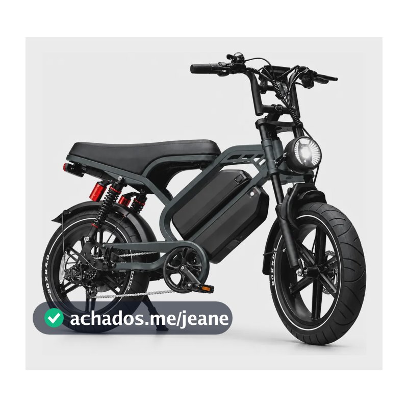 Bike Eletrica V9 Max 2 Baterias 20ah 32km/h 1000w Bicicleta Navy-blue 20