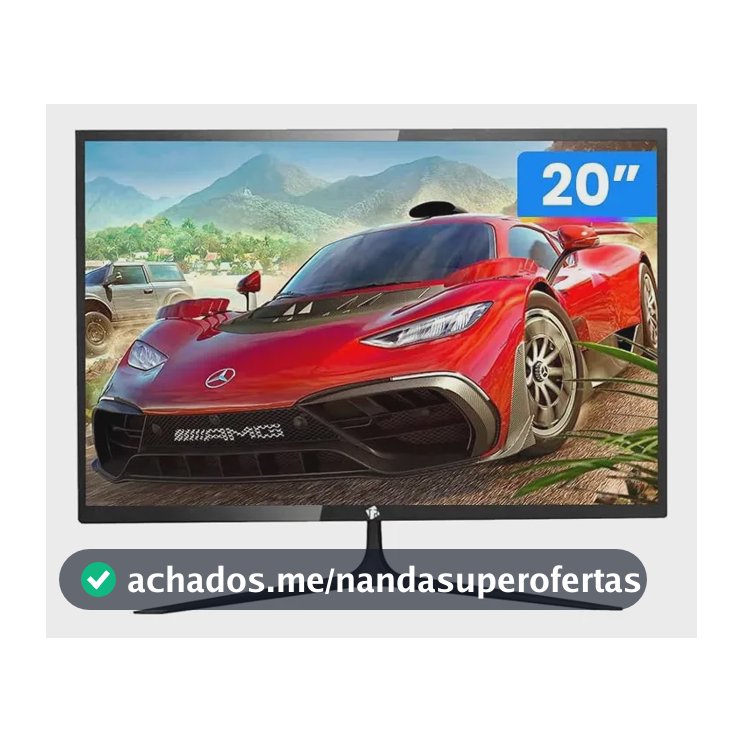 Monitor LED 20" Brazil PC 20WV 75Hz 5ms HDMI/VGA