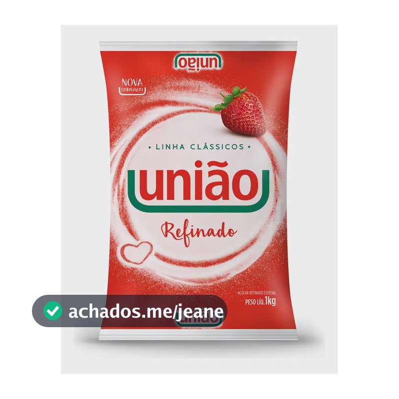 Açúcar Refinado União 1kg
