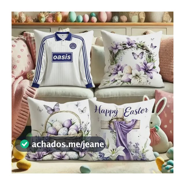 .4 Peças, 7 Capas De Almofadas Florais Planas Com Tema De Y