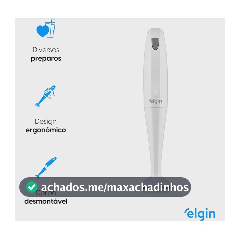 Mixer De Mão 200w Compacto Leve E Ergonômico MIX1001 Elgin