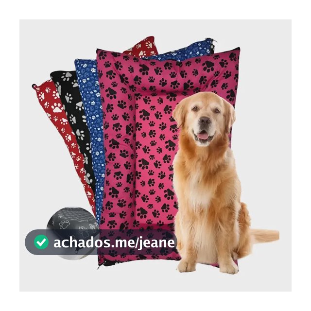 Colchonete Para Cachorro Gato Caminha Pet 90x63 Cm Tam Gg