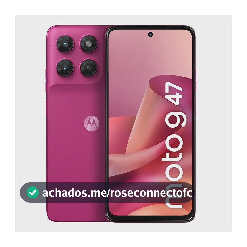 Smartphone Motorola Moto g47 5G 256GB, 4GB RAM + 8GB RAM Boost, câmera 50 MP Sony LYTIA 600, Tela 6.7 FHD+ 120hz, NFC, IP64