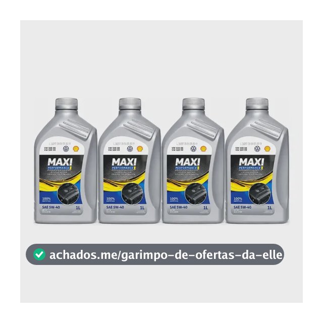 Kit 4 Litros Oleo Maxi Performace 5w40 508/88 Vw