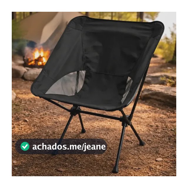 Cadeira Camping Portátil Dobrável 100kg Top Rio