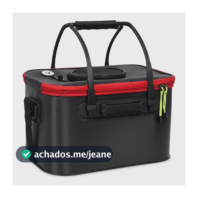 Bolsa De Isca Viveiro 40 Litros Dobrável Portátil Isca Viva