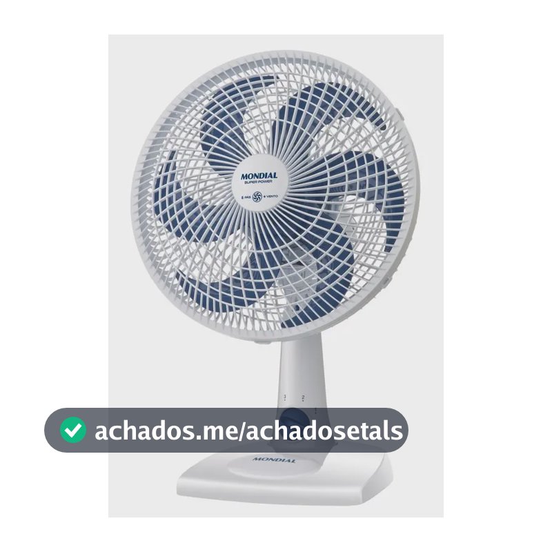 Ventilador de Mesa 30cm Super Power, Mondial, 60W - VSP-30-W