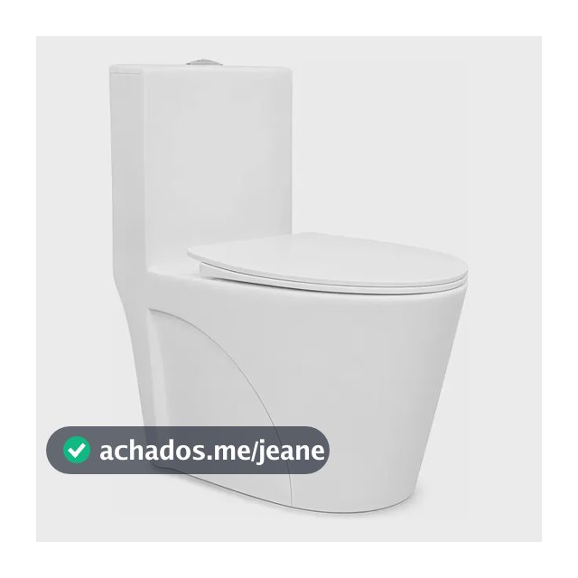 Vaso Sanitário Monobloco Barcelona Branco Completo com Caixa Acoplada Assento Soft Close Duplo Acionamento Dual Flush 3/6L Saída Vertical Cerâmica Premium Design Moderno Fácil Limpeza Stillus Home