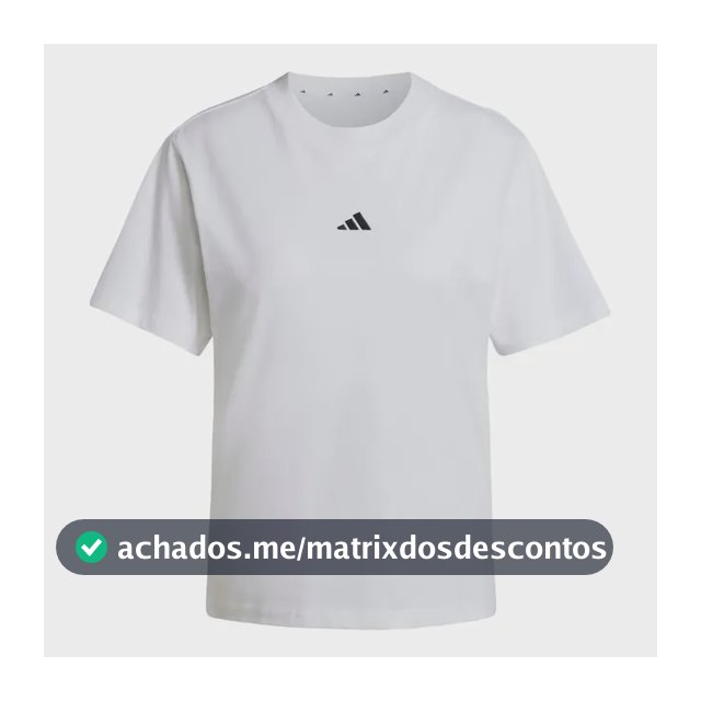 Camiseta Algodão Essentials Small Logo adidas