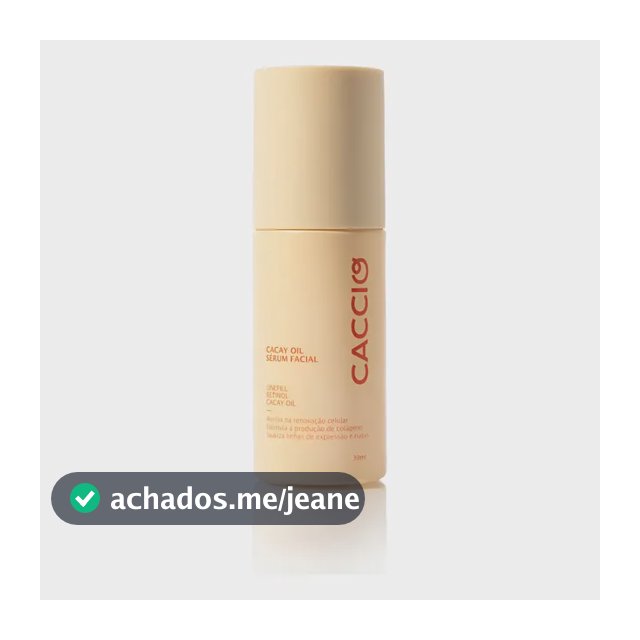 Sérum Antirrugas E Linhas Fina De Renovação Caccio Cacay Oil Madura Dia/noite