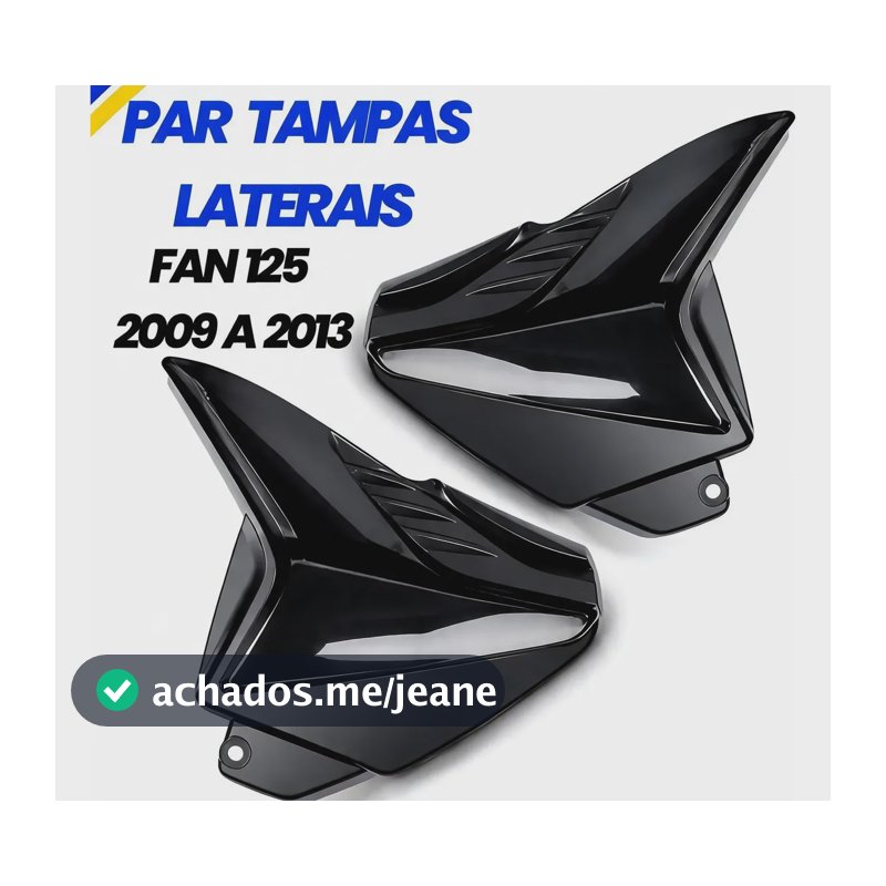 Tampa Lateral Cg 125 Fan 2009 2010 2011 2012 2013 Preta
