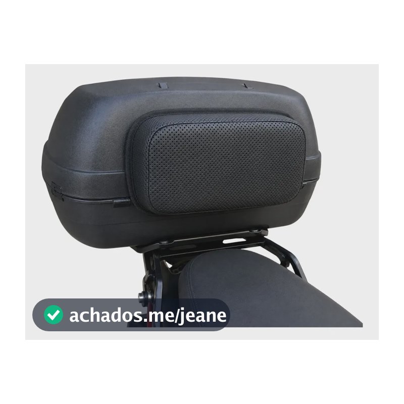 Encosto Auxiliar Almofada Bau Bauleto Universal Impermeavel Preto