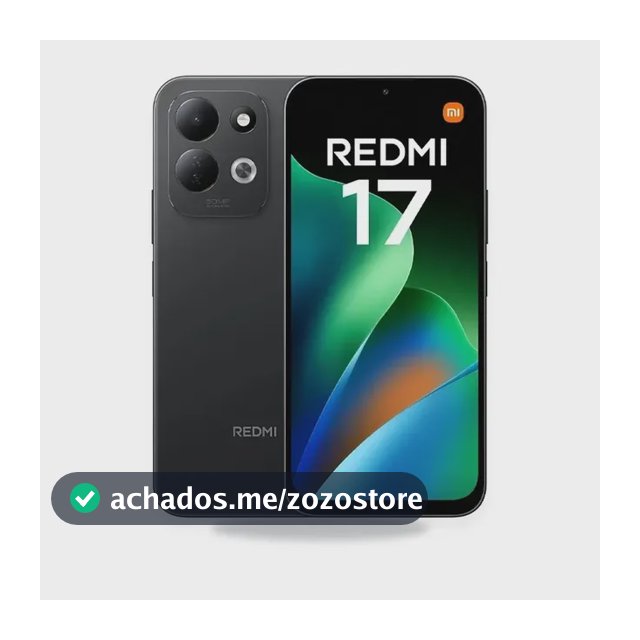 Xiaomi Redmi 17 12gb (ram 6gb+6gb) 256gb Rom Dual Chip Versão Global Preto